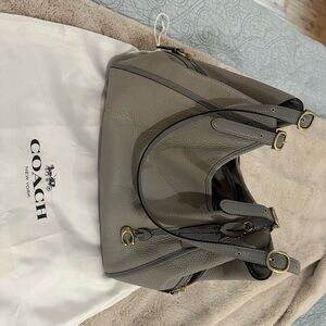 Coach Gray Leather Lori shoulder bag, good used condition